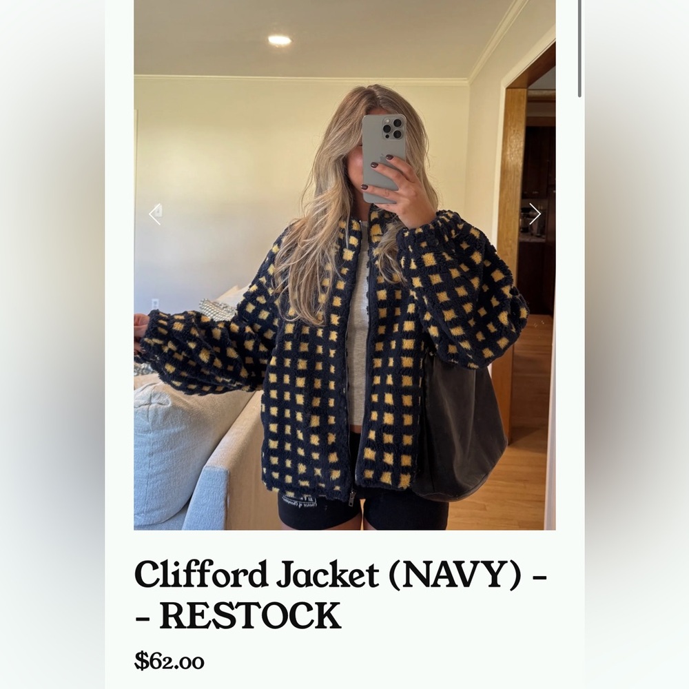 Revenge Clothing Black and Yellow Teddy Jacket
